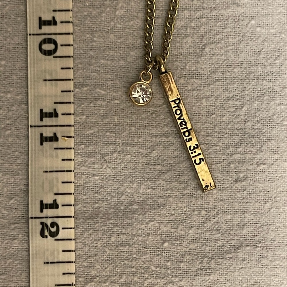 🎄Proverbs 3:15 necklace